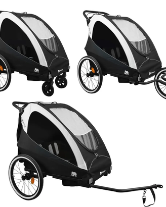 Carrello da bici-Passeggino-Passeggino da jogging