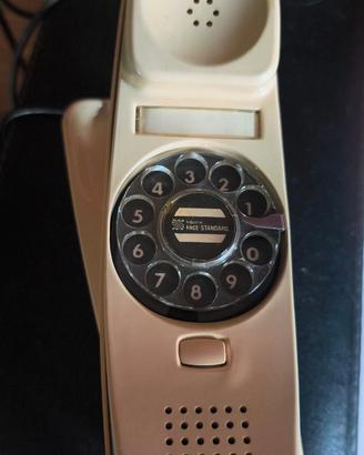 Telefono vintage a disco. Funzionante