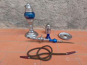 Narghilé Shisha grande originale egiziano blu
