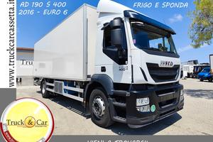 IVECO STRALIS 190S400-2016-FRIGO+SPONDA-€6