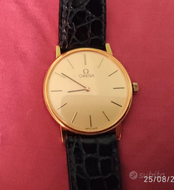 Omega Cassa In Oro Slim modello ultra piatto in or