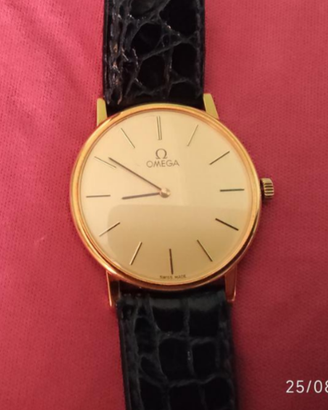 Omega Cassa In Oro Slim modello ultra piatto in or
