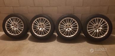 4 cerchi in lega 17’’ Alfa 159 con gomme invernali