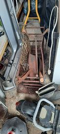  portalegna da camino vintage in ferro battuto