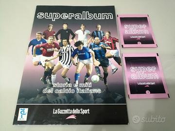 Album figurine Super album Gazzetta vuoto + 2 bust