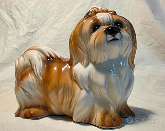 Ceramica  rappresentante cane Pechinese