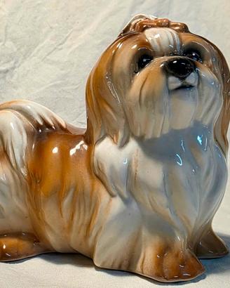 Ceramica  rappresentante cane Pechinese