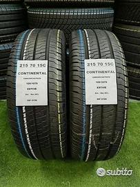 2 gomme 215 70 15c CONTINENTAL RIF2126