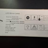Lampada LED da specchio