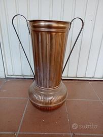 Elegante Vaso Portaombrelli Vintage in Rame