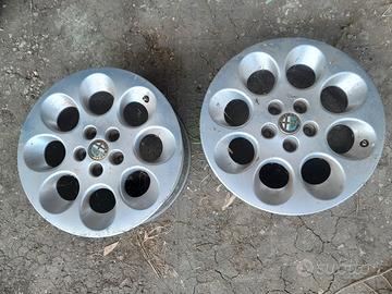 2 cerchi in lega 15 originali Alfa 156 GT 147