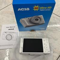 Videocamera digitale AC18 ultra HD nuova