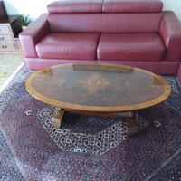 tavolino  da salotto in radica vintage 