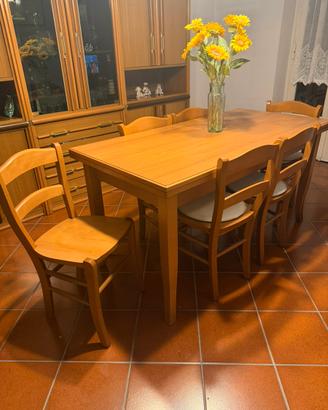 Set tavolo e 6 sedie
