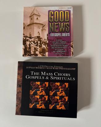 Set 2 cofanetti con 6 cd Gospels &Spirituals