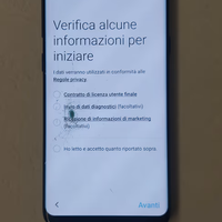 Samsung S8 con vetro segnato