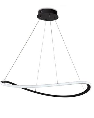 Sospensione Moderna Darwin Plastica Nera Led 40W D