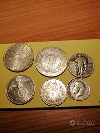 Monete in argento 