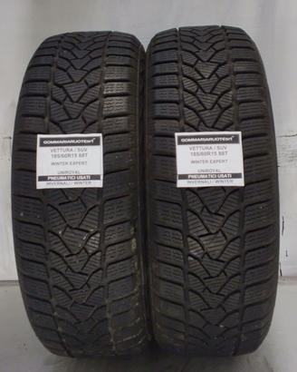 2 PNEUMATICI USATI 185/60R15 88T W EXPERT UNIROYAL