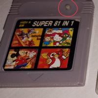 Raro gioco Game Boy super 81 in 1