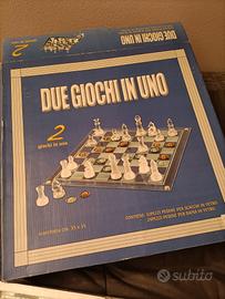 Scacchiera in Vetro "Due Giochi in Uno"