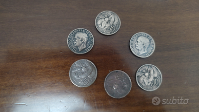 Moneta 10 centesimi in rame "Ape"