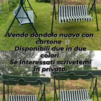  2 dondoli colore begie e bianco 