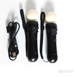 COPPIA SONY PS MOVE PS3 PS4 PS5 + PS CAMERA + CAVO