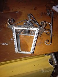 Lanterna da muro in ferro ideale per esterni 🌿