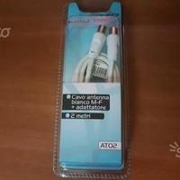 Cavo per antenna tv,maschio & femmina 2 MT