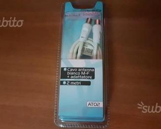 Cavo per antenna tv,maschio & femmina 2 MT