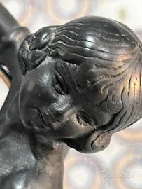 Lampada da tavolo in bronzo ,anni 30