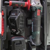 smerigliatrice angolare parkside batteria completa