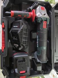 smerigliatrice angolare parkside batteria completa
