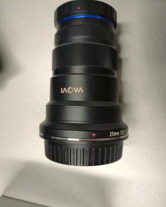 Laowa 25/2.8 2.5-5x attacco Canon EF (o scambi_o)