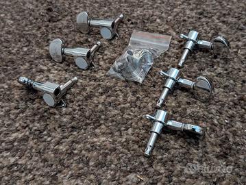 Meccaniche per chitarra 3+3 foro 10mm