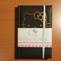 Taccuino Hello Kitty nero e oro