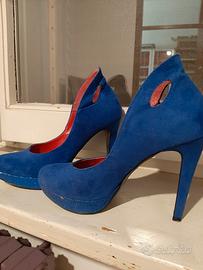 Scarpe hotsell blu elettrico