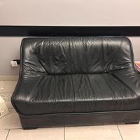 2 Divani pelle nera