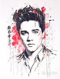 Quadro Giclee' Elvis 
