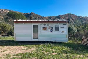 Casa mobile pronta all'uso con bagno e doccia
