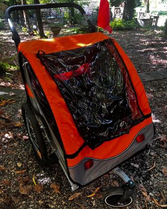 PASSEGGINO E RIMORCHIO BICI BAMBINI