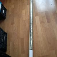 Plafoniera bianca marca Ilesa, cm188 diametro 6 pe