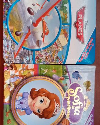 Libri Disney 2 volumi con personaggi da trovare 