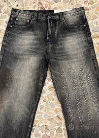 Jeans distressed Neighborhood "Artigli di Drago" 