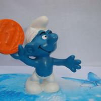 Puffi Puffo con Moneta 20029 Smurfs Coin variante 