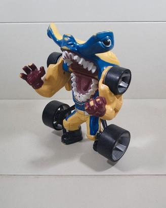 Street Sharks Action Figure Jab  Trasformabile