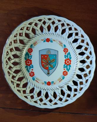 Raro piatto decorativo ucraino