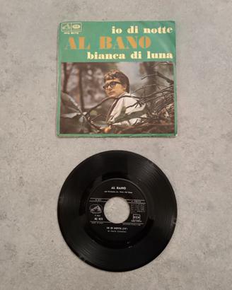 Vinile 45 giri Al Bano Io di notte/Bianca di luna