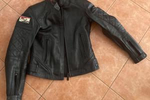 Giacca moto pelle donna Suomy